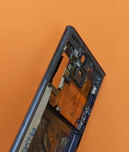 Рамка корпусу бокова Samsung Galaxy Note 10 Plus n975f чорна оригінал (А-сток) - фото 3