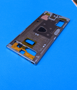 Рамка корпусу бокова Samsung Galaxy Note 10 Plus n975f серебро оригінал (А-сток)