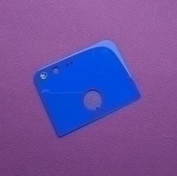 Скло задньої кришки Google Pixel 1 синього кольору з розбирання