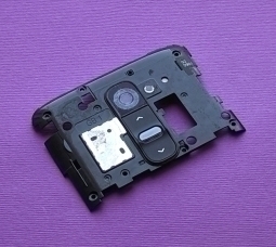 Скло камери панелі LG G2 чорна