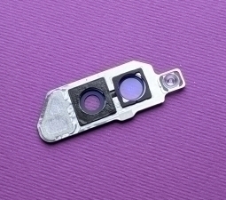 Стекло на камеру LG V30 серебро - фото 2