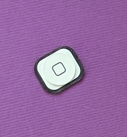 Накладка на кнопку Home Apple iPhone 5 біла