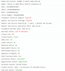 Ic Locked Board Apple Iphone 12 With Face Id Defective 2