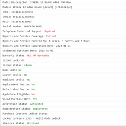 Ic Locked Board Apple Iphone 12 With Face Id Defective 441