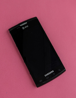 Дисплей (екран) Samsung Captivate SGH-i897 оригінал (А-сток) чорний