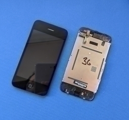 Дисплей (екран) Apple iPhone 3G чорний (А-сток)