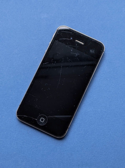 Екран (дисплей) Apple iPhone 4s чорний C-сток