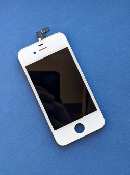 Дисплей (екран) Apple iPhone 4s білий (A-сток) без рамки