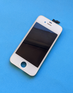 Дисплей (екран) Apple iPhone 4s білий (C-сток) без рамки