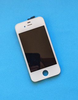 Дисплей (екран) Apple iPhone 4s білий (В-сток) без рамки