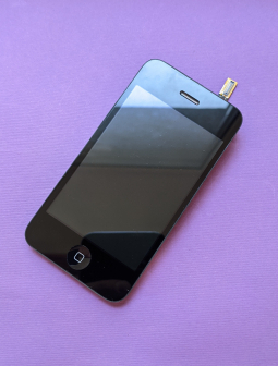 Дисплей (екран в зборі) Apple iPhone 3GS чорний (А-сток)