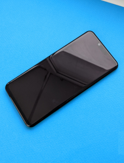 Дисплей (екран) LG G8 оригінал в рамці А-сток чорний