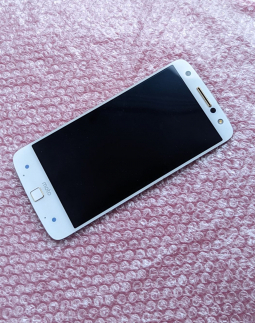 Дисплей (екран) Motorola Moto Z Force xt1650-02 оригінал (A-сток) білий