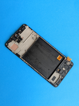 Дисплей (экран) Samsung Galaxy A51 a1515 OLED А-сток с разборки в рамке - фото 3
