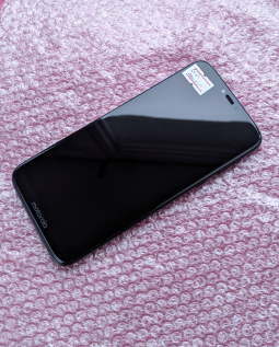Дисплей (екран) Motorola Moto G7 Power оригінал в рамці чорний (А-сток)