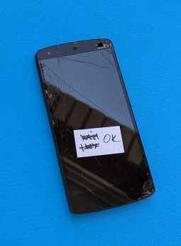 Дисплей під відновлення (биток) LG Google Nexus 5