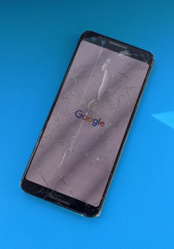 Дисплей (екран) Google Pixel 3 скло тріснуте під переклейку