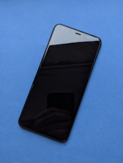 Дисплей (екран) Google Pixel 4 XL чорний в рамці (A-сток)