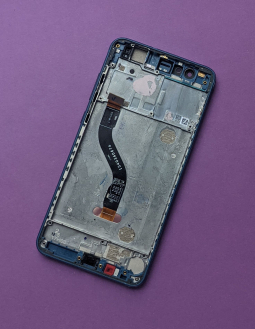 Дисплей (экран) Huawei P10 Lite синий в рамке B-сток - фото 3