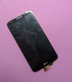 Дисплей (екран) LG G2 vs980 Verizon чорний