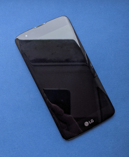 Дисплей (екран) LG K7 2016 (X210, k330) А-сток чорний в рамці