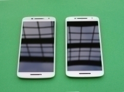 Дисплей (экран) Motorola Moto X Play / Droid Maxx 2 белый - изображение 2
