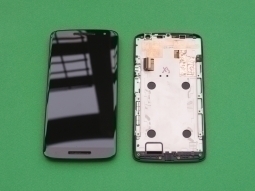 Дисплей (экран) Motorola Moto X Play / Droid Maxx 2 чёрный - изображение 3