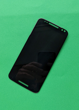 Дисплей (екран) Motorola Moto X Style чорний оригінал А-сток з розбірки