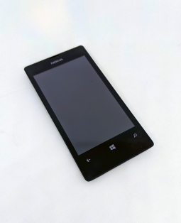 Дисплей (екран) Nokia Lumia 521 чорний A-сток