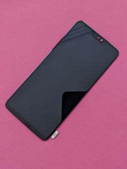 Екран OnePlus 6 А-сток чорний