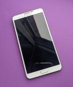 Дисплей (екран) Samsung Galaxy Note 3 білий B-сток