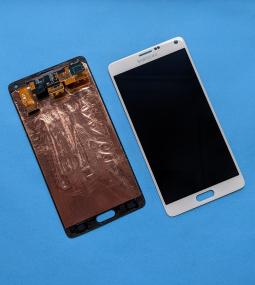 Дисплей (екран) Samsung Galaxy Note 4 (А сток) білий