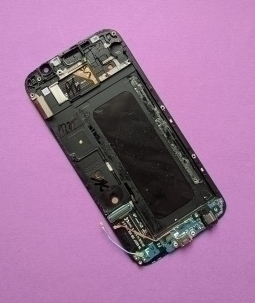 Дисплей (экран) Samsung Galaxy S6 g920f (B сток) тёмно-синий - фото 2