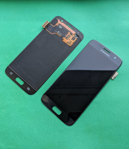 Дисплей (екран) Samsung Galaxy S7 чорний A-сток оригінал