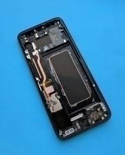 Дисплей Samsung Galaxy S8 чёрный в рамке - фото 2