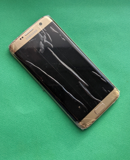 Дисплей (екран) Samsung Galaxy S7 Edge потребує відновлення (скло в тріщинах)