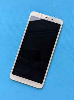 Дисплей (екран) Xiaomi Redmi 6 білий в рамці А-сток + датчик освітлення