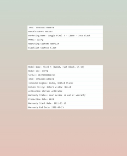 Logic Board Google Pixel 5 Unl