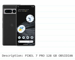 Logic Board Google Pixel 7 Pro 128gb Unlocked 22