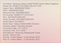 Материнская плата Samsung Galaxy Note 5 n920v (verizon) - фото 2