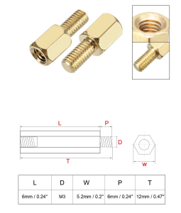 Lot Of 4pcs Standoff 6mm 21