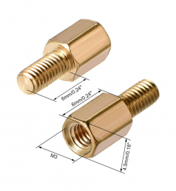 Lot Of 4pcs Standoff 6mm 3