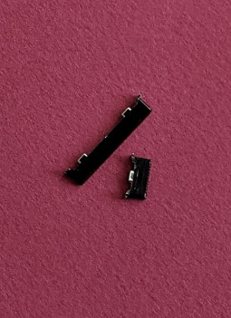 Кнопки бокові металічні Motorola Edge Plus чорний колір