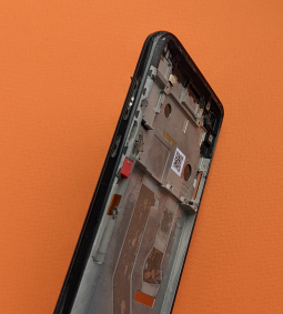 Средняя часть корпуса Motorola Moto G Stylus (2020) рамка боковая (C-сток) чёрная - фото 4