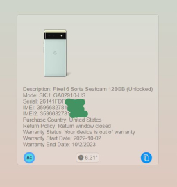 Motherboard Google Pixel 6   128gb   Oem Unlocked   16063   3