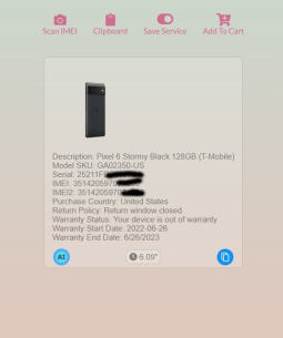 Motherboard Google Pixel 6 128gb 16067 4