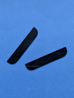 Нижняя накладка Apple iPhone 5s чёрная керамическая