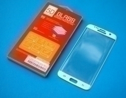 Захисне скло Samsung Galaxy S7 Edge біле на весь екран