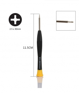 Screwdriver Cross 2.5 X 30mm  Yellow And Black
