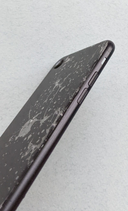 Рамка корпуса боковая Apple iPhone SE 2020 чёрная (B-сток) - фото 3